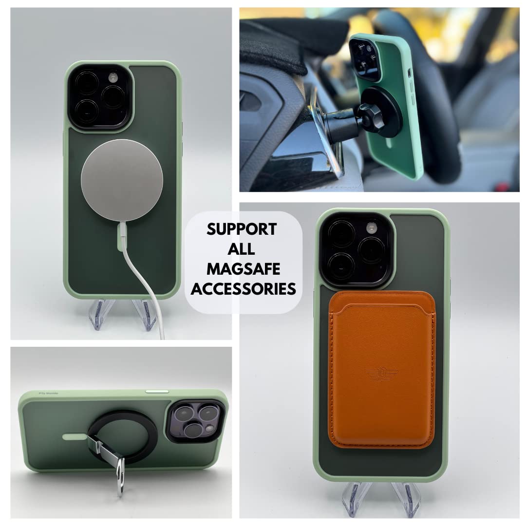 Amazon.com: PTz Worlds for iPhone 14 Pro Case - Strong Magnetic